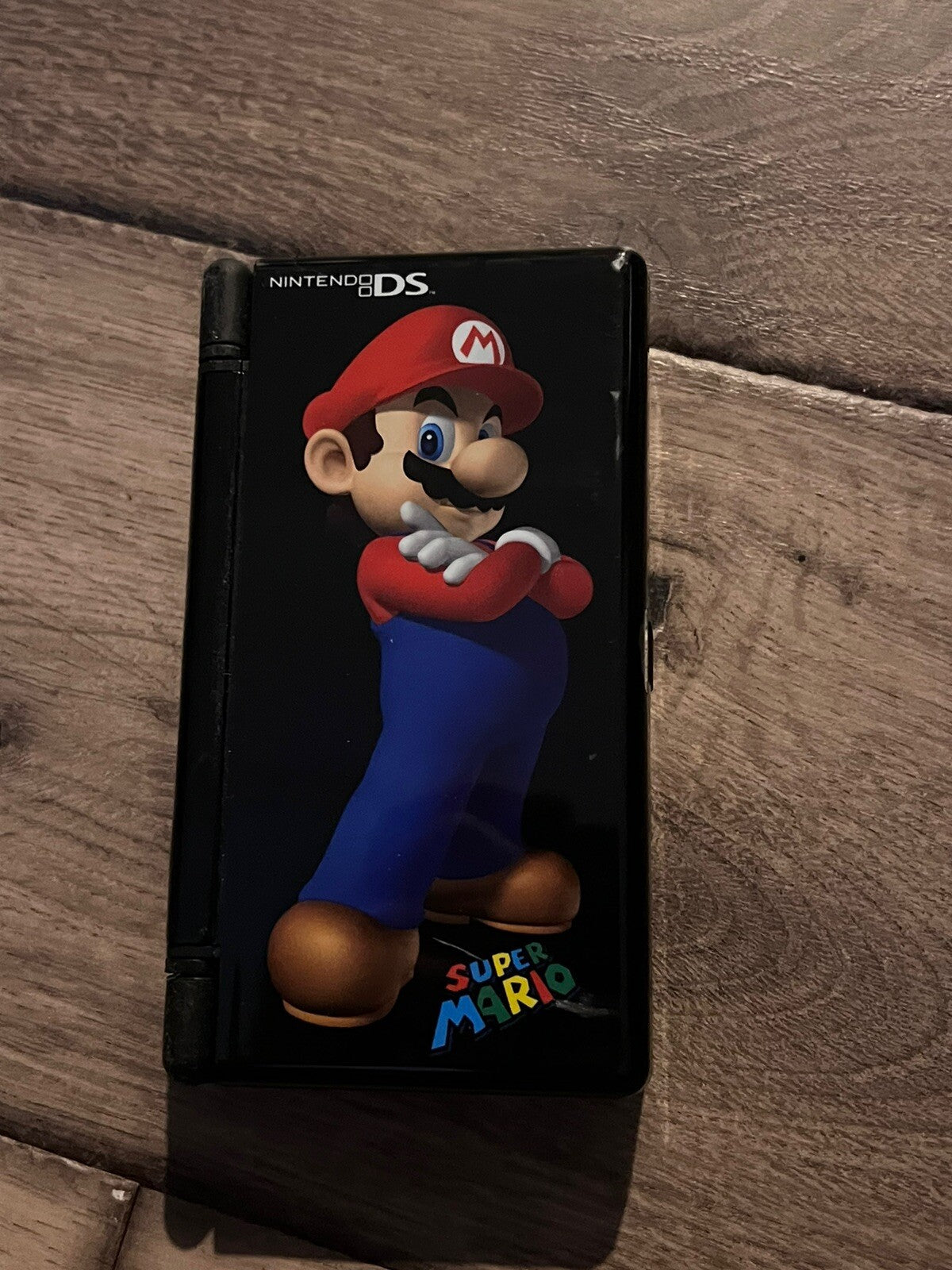 Super Mario Nintendo DS Game Cartridge Holder Case Holds Up To 12 Games Black