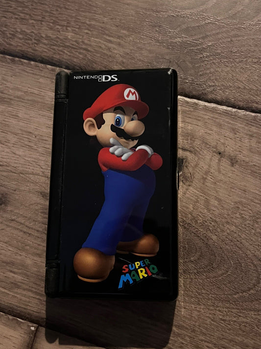 Super Mario Nintendo DS Game Cartridge Holder Case Holds Up To 12 Games Black