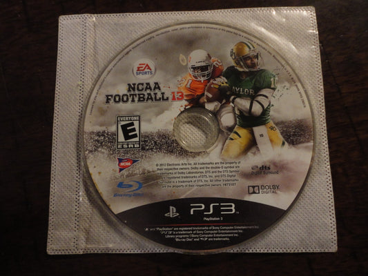 NCAA Football 13 (Sony PlayStation 3, 2012) DISC ONLY