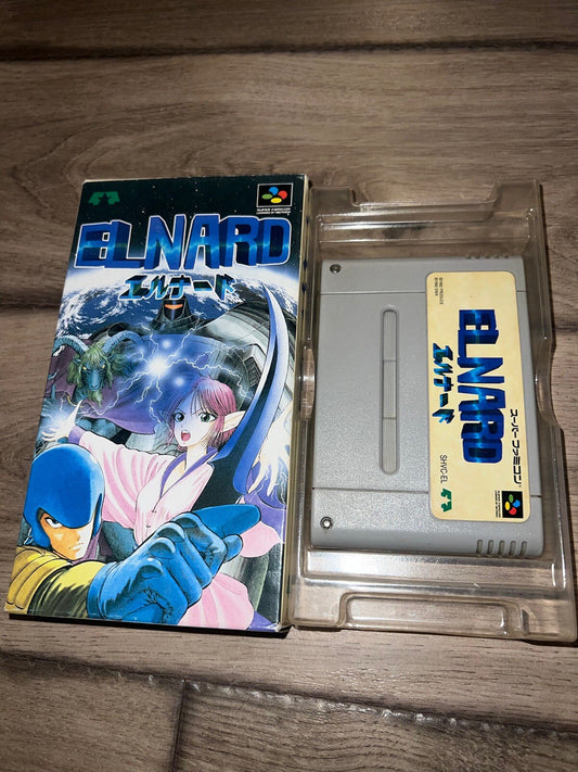 Elnard (Nintendo Super Famicom, 1993) NO MANUAL WITH BOX JAPAN
