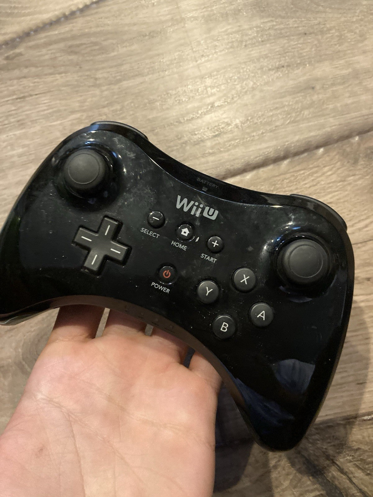 Nintendo Wii U Pro Wireless Controller Black (WUP-005) NO CORD