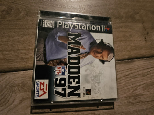 Madden NFL 97 (Sony Playstation 1 PS1, 1996) CIB COMPLETE IN BOX