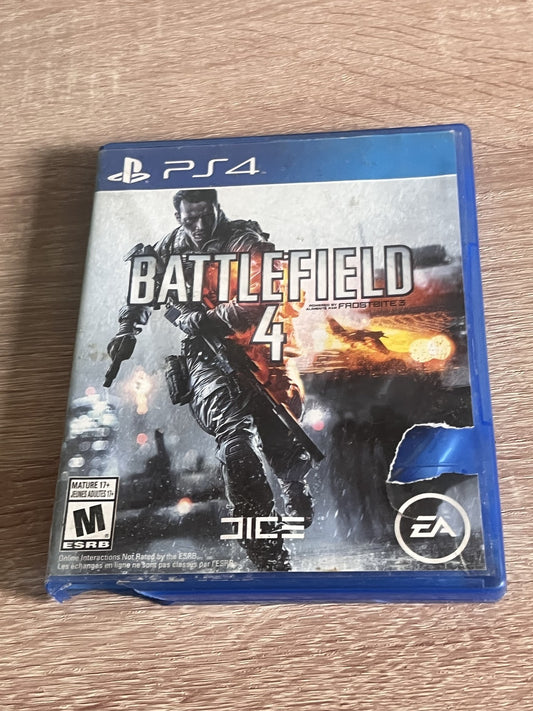 Battlefield 4 (Sony PlayStation 4, 2013) NO MANUAL