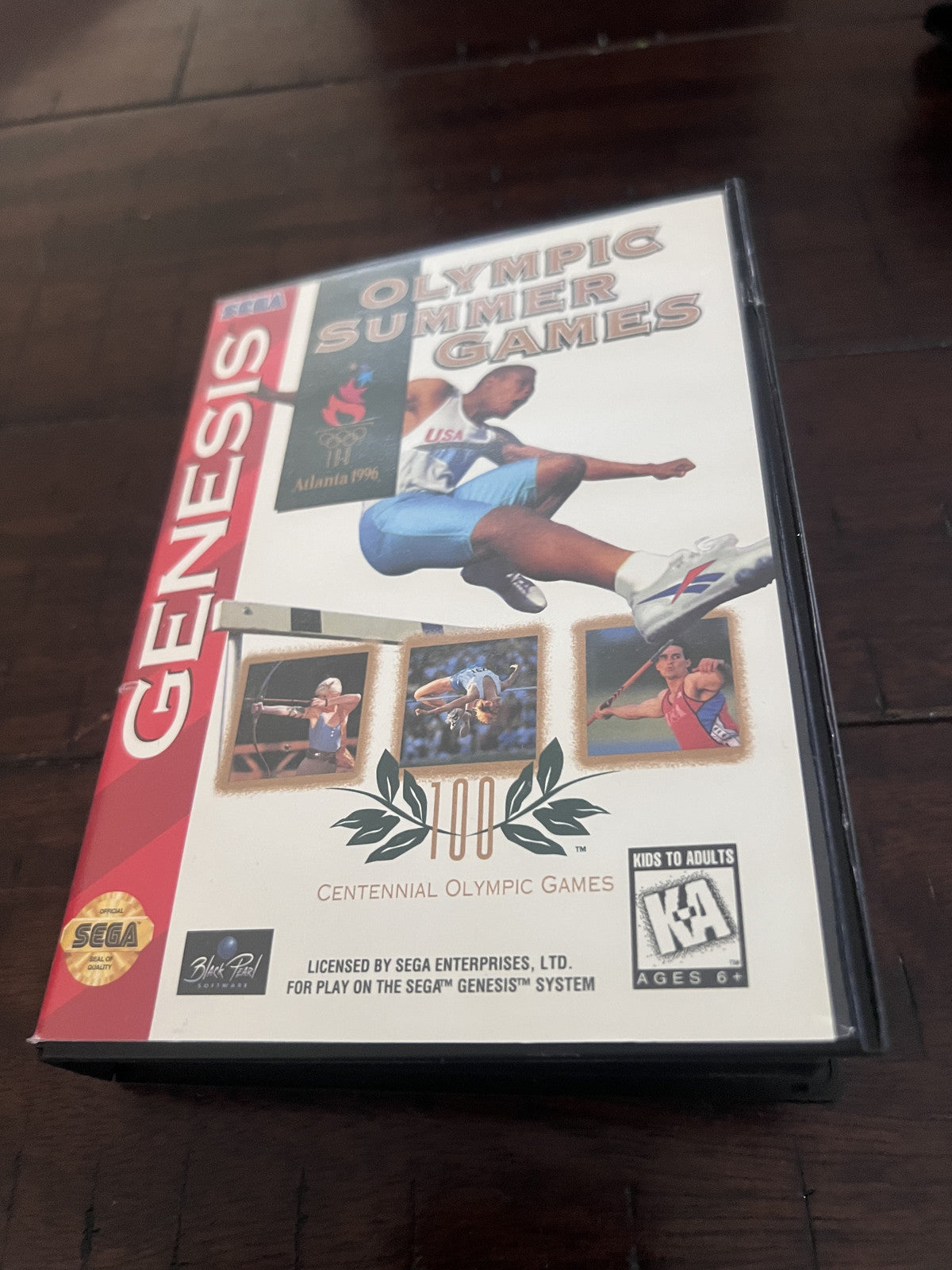 Olympic Summer Games Atlanta 96 (Sega Genesis, 1996) CIB COMPLETE IN BOX