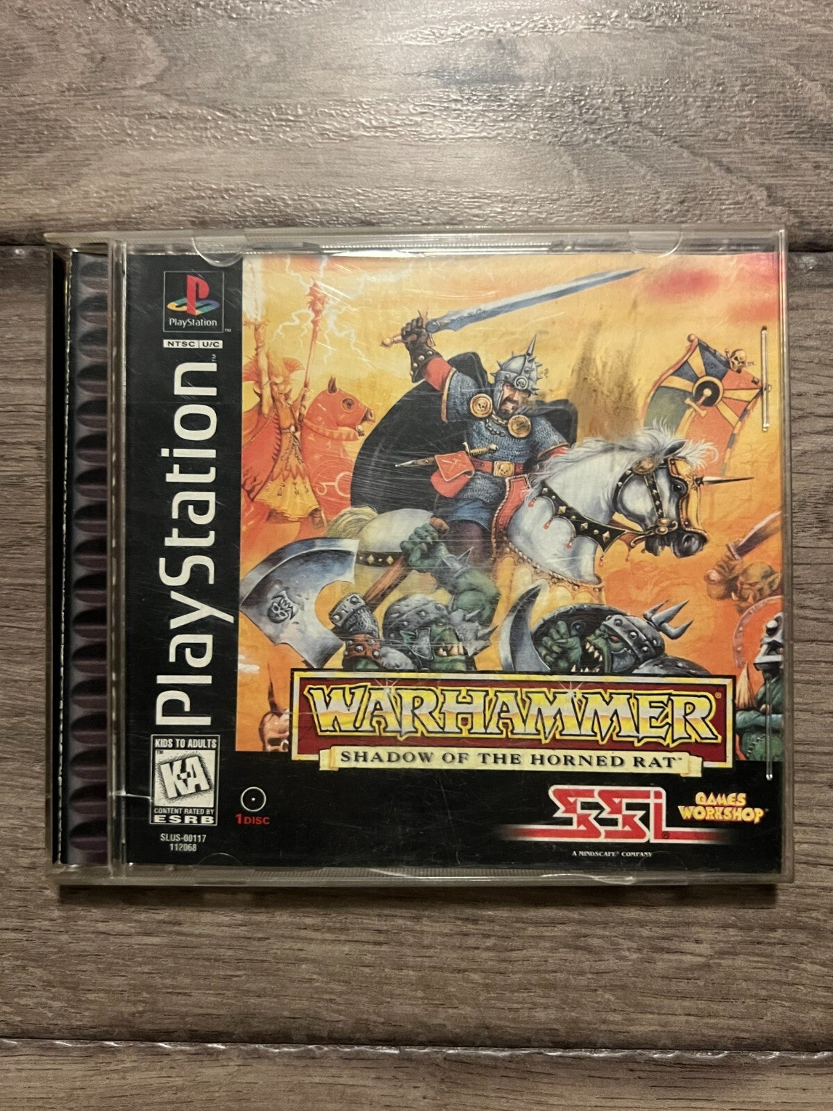 Warhammer: Shadow of the Horned Rat (Sony PlayStation 1, 1996) NO MANUAL
