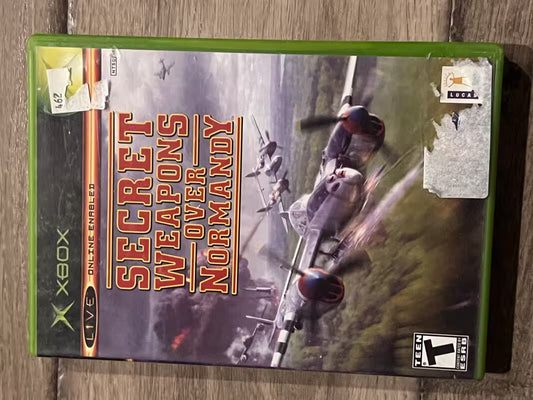 Secret Weapons Over Normandy (Microsoft Xbox, 2003) NO MANUAL