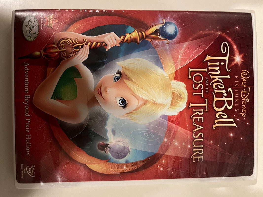 Tinker Bell And The Lost Treasure (DVD, 2009) With Slip Cover