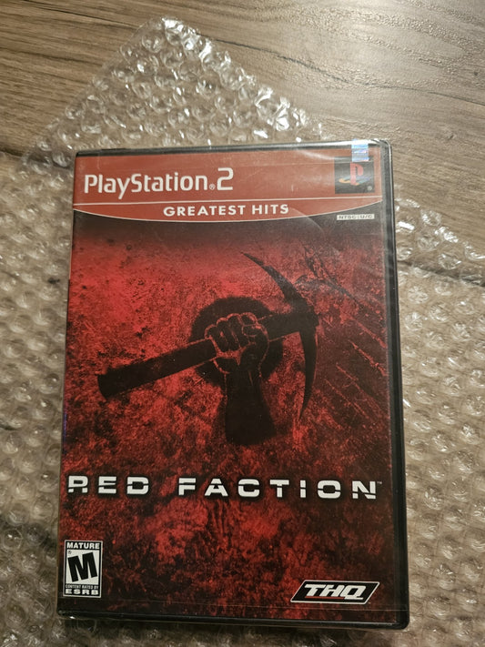 Red Faction: Greatest Hits (PlayStation 2, PS2 2001) BRAND NEW SEALED HANGTAB