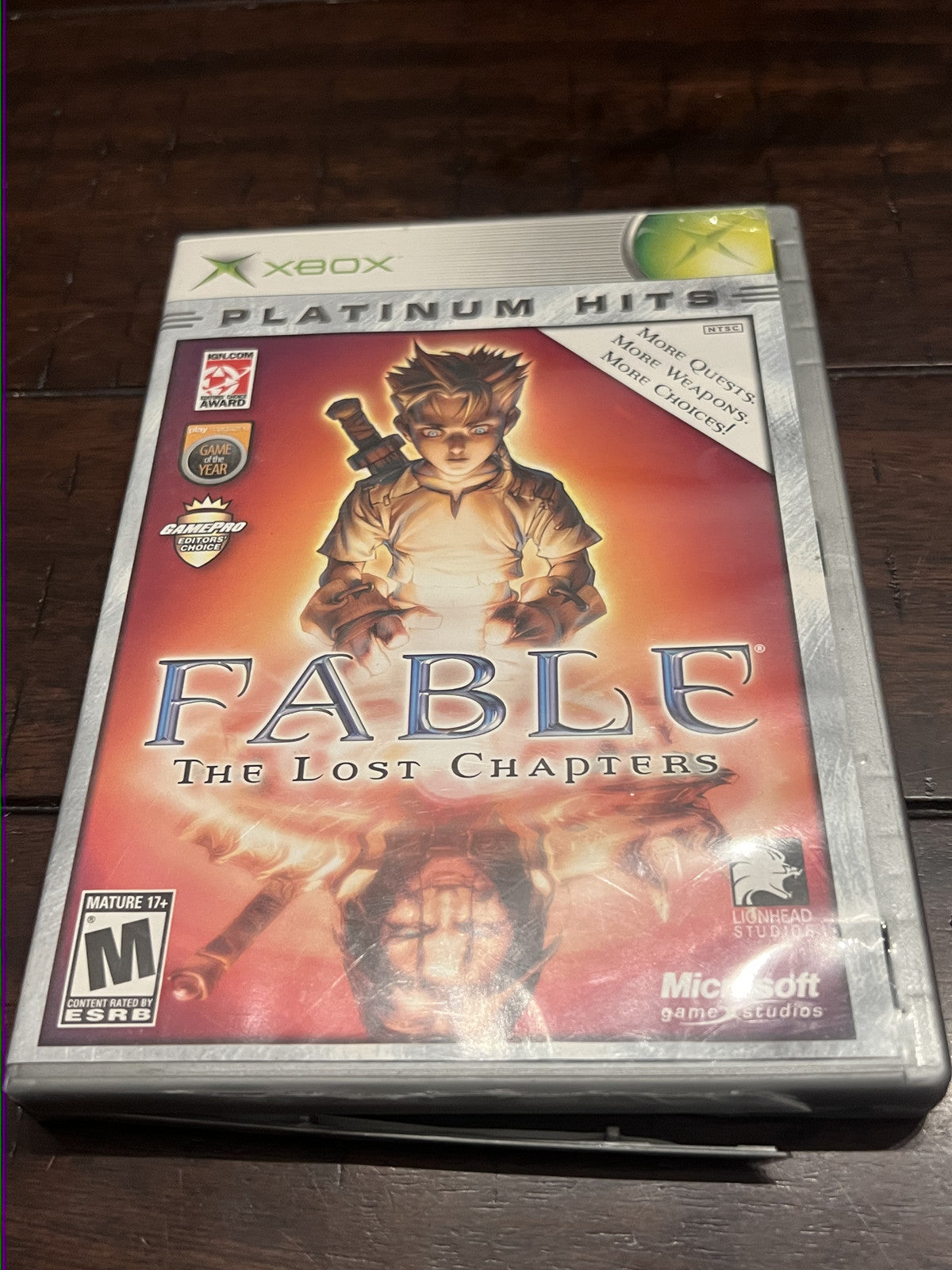 Fable The Lost Chapters [Best Of Platinum Hits] (Microsoft Xbox, 2005) NO MANUAL