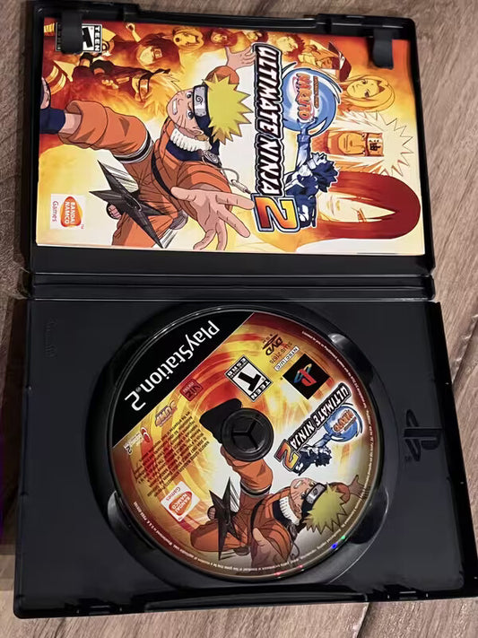 Naruto Ultimate Ninja 2 (Sony Playstation 2, 2007) CIB NO ARTWORK
