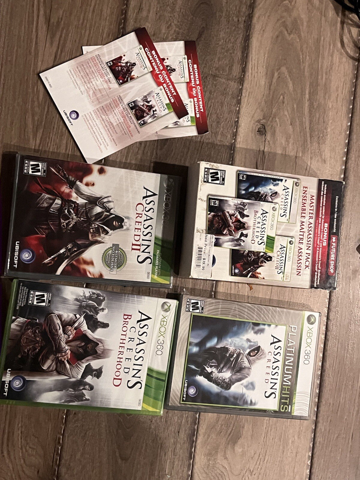 Master Assassin Pack Assassin’s Creed Bundle (Microsoft Xbox 360) CIB