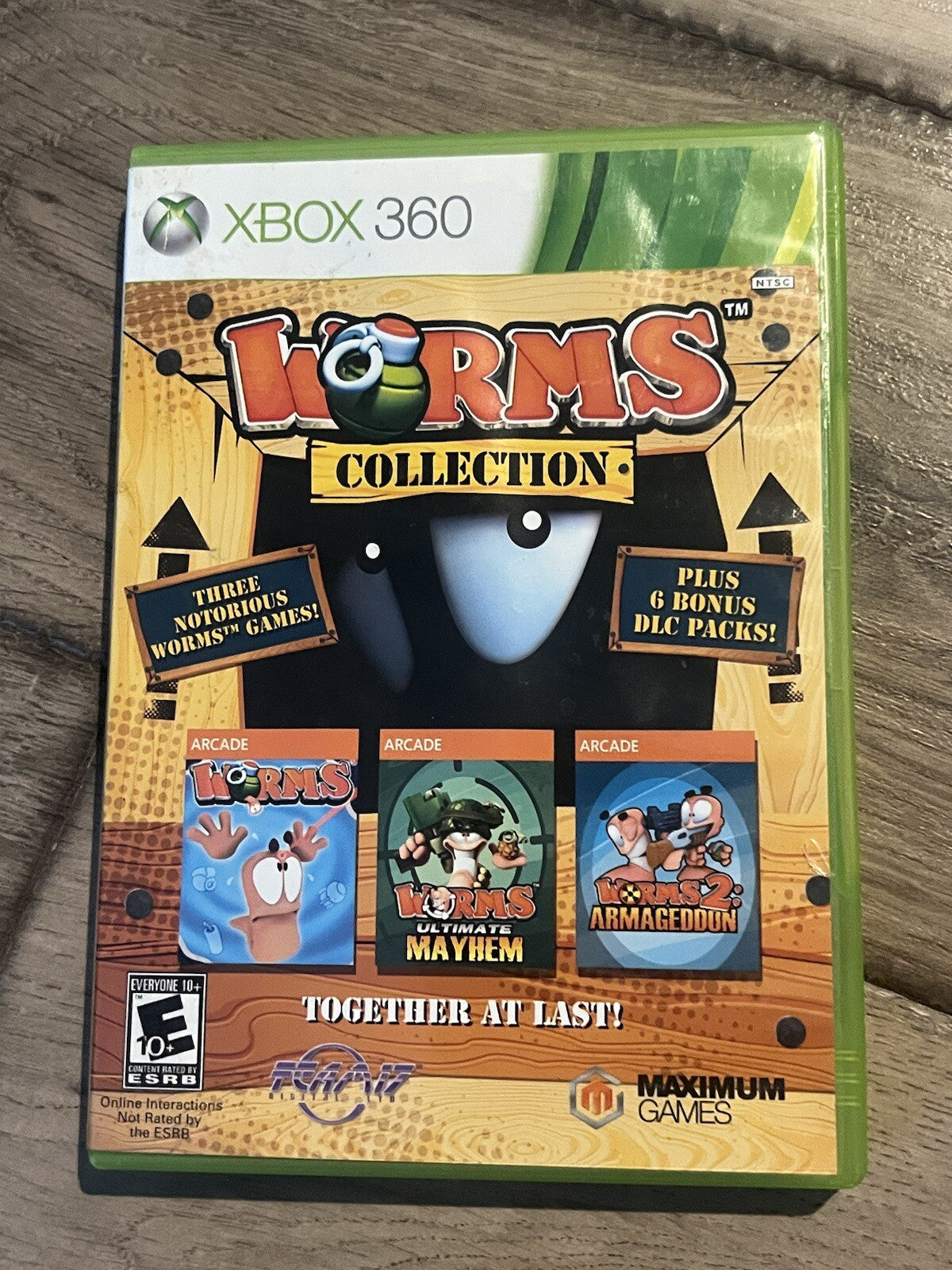 Worms Collection (Microsoft Xbox 360, 2013) CIB