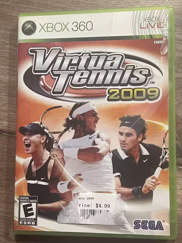 Virtua Tennis 2009 (Microsoft Xbox 360, 2009) CIB