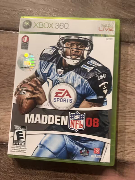 Madden NFL 08 (Microsoft Xbox 360, 2007) NO MANUAL