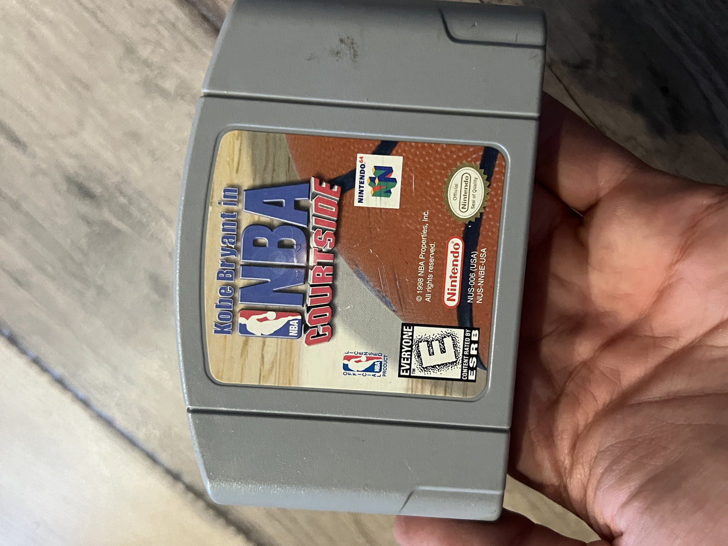 Kobe Bryant in NBA Courtside (Nintendo 64, 1998) CART ONLY