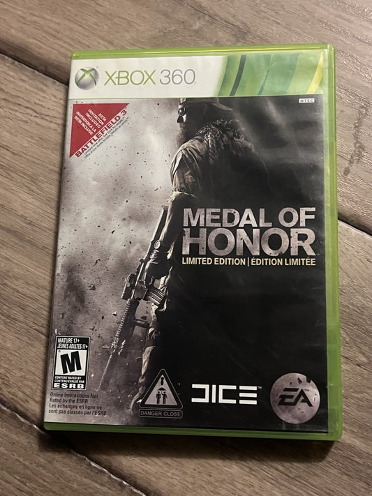 Medal of Honor: Limited Edition (Microsoft Xbox 360, 2010) CIB