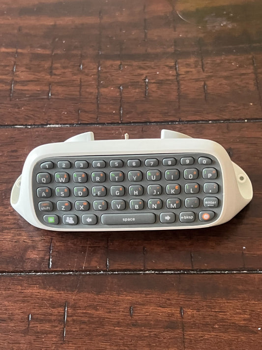 Official OEM Microsoft Xbox 360 ChatPad Chat Pad Keyboard Attachment White