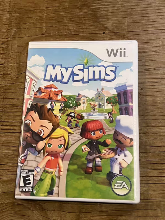 MySims (Nintendo Wii, 2007) NO MANUAL
