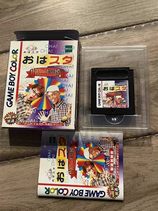 Oha Suta Yama-Chan & Raymond (Nintendo Game Boy Color, 1999) CIB W/ MANUAL JAPAN