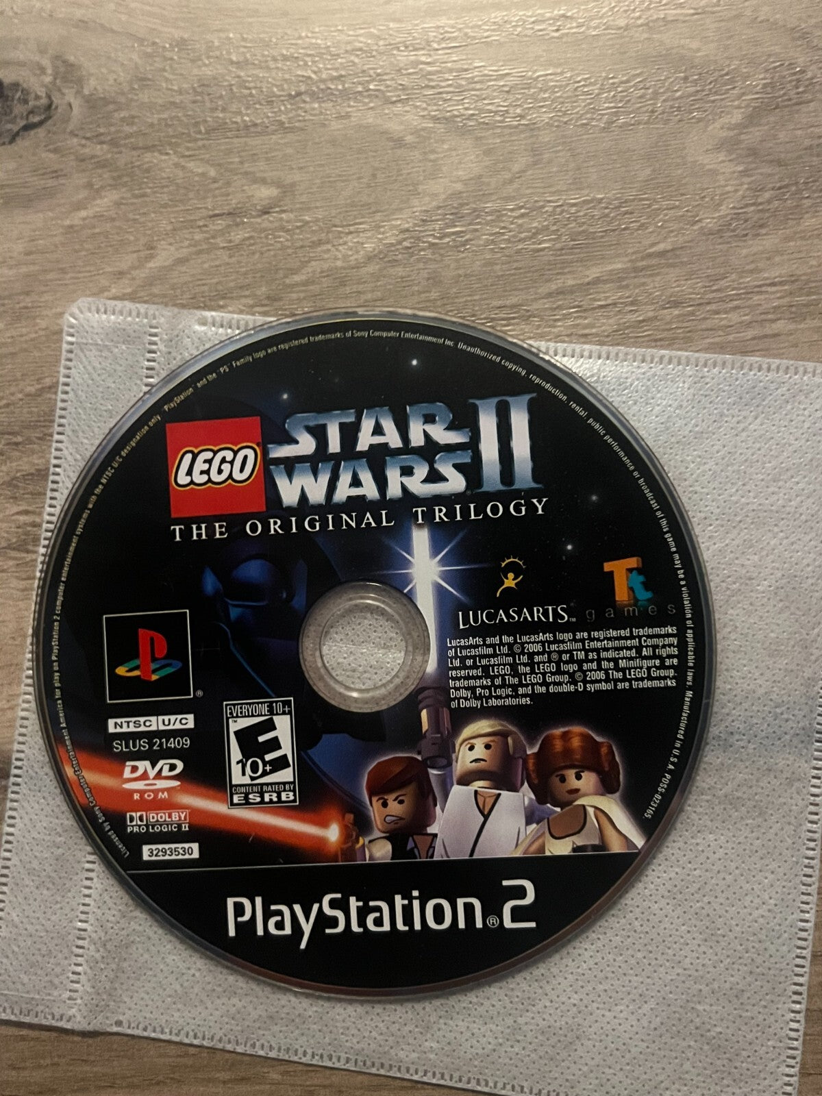 LEGO Star Wars II: The Original Trilogy (Sony PlayStation 2, 2006) DISC ONLY