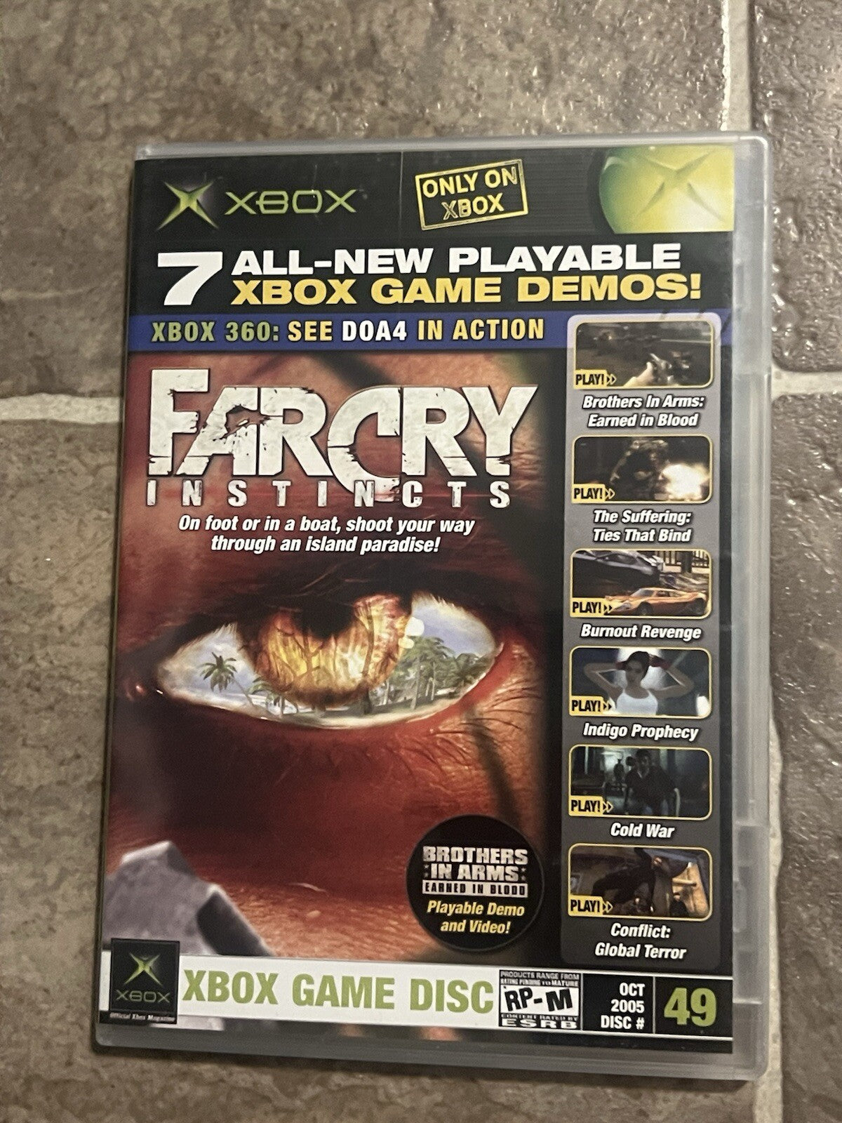 Official Xbox Magazine Demo Disc #49 October 2005, Far Cry, Burnout Revenge