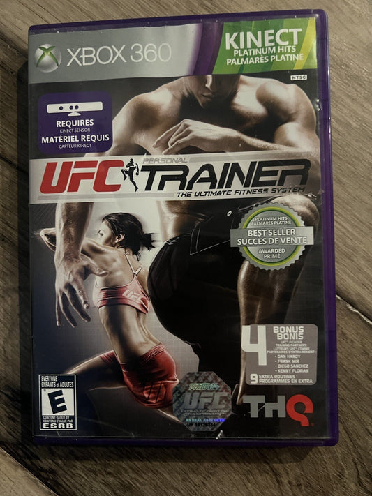 UFC Personal Trainer: The Ultimate Fitness System (Microsoft Xbox 360, 2011) CIB