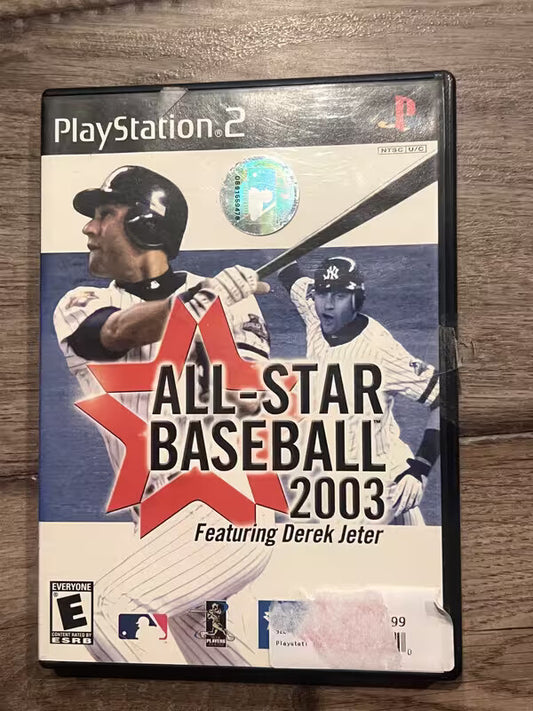 All-Star Baseball 2003 (Sony Playstation 2, 2002) NO MANUAL