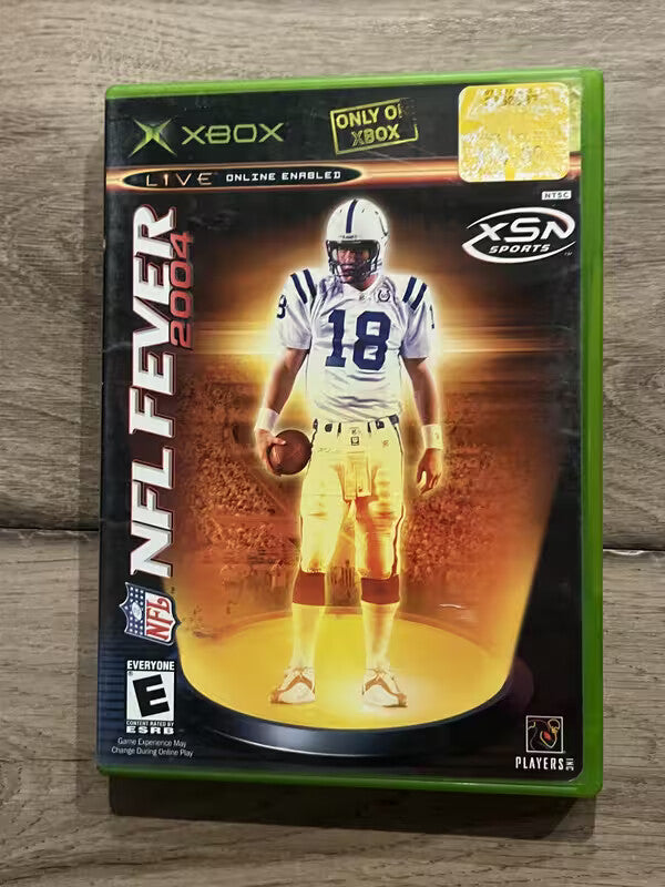 NFL Fever 2004 (Microsoft Xbox, 2003) NO MANUAL