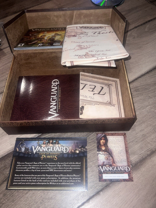 Vanguard Saga of Heroes Limited Edition PC 3-Disc Complete Map Art Book