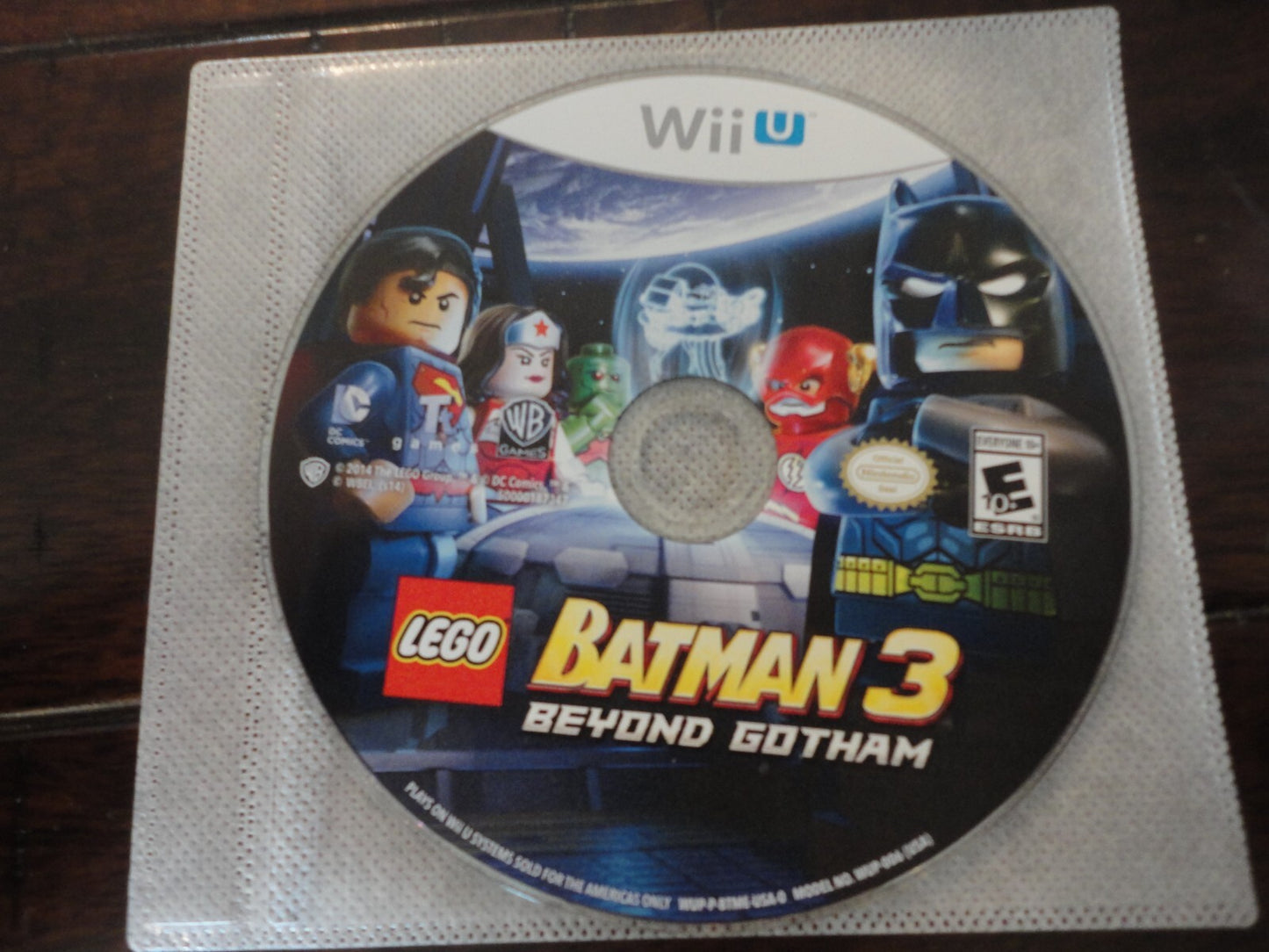 LEGO Batman 3: Beyond Gotham (Nintendo Wii U, 2014) DISC ONLY