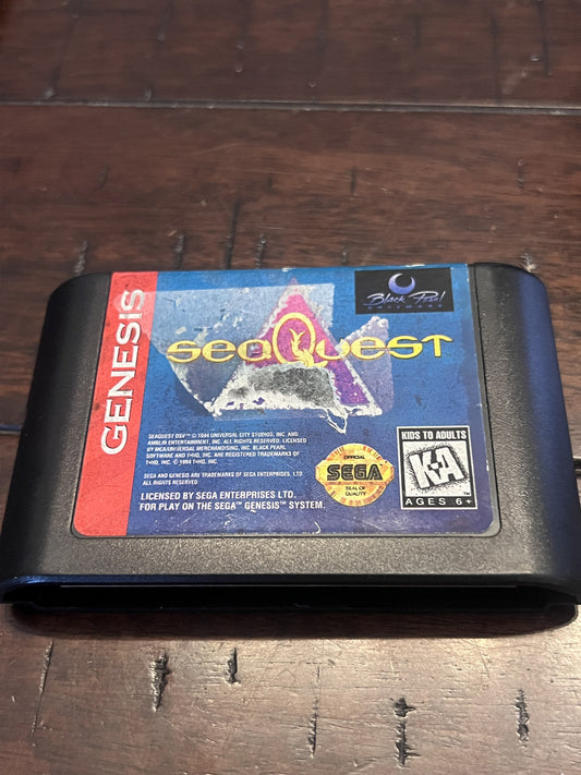 SeaQuest DSV (Sega Genesis, 1994) CART ONLY