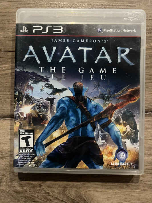 James Cameron's Avatar The Game (Playstation 3, 2009) NO MANUAL