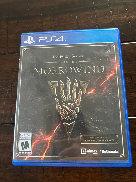 The Elder Scrolls Online: Morrowind (Sony PlayStation 4, 2017) CIB