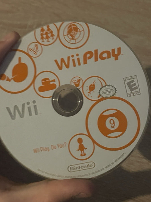 Wii Play (Nintendo Wii, 2007) DISC ONLY