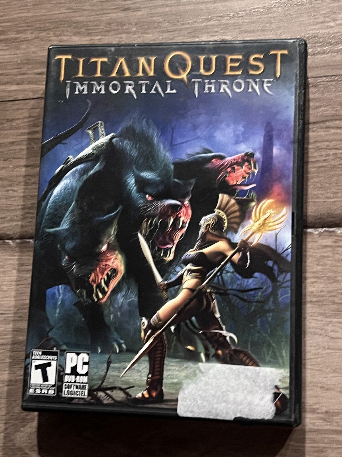 Titan Quest: Immortal Throne (PC WINDOWS MAC, 2007) CIB