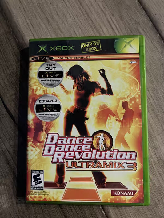 Dance Dance Revolution Ultramix 3 (Microsoft Xbox, 2005)