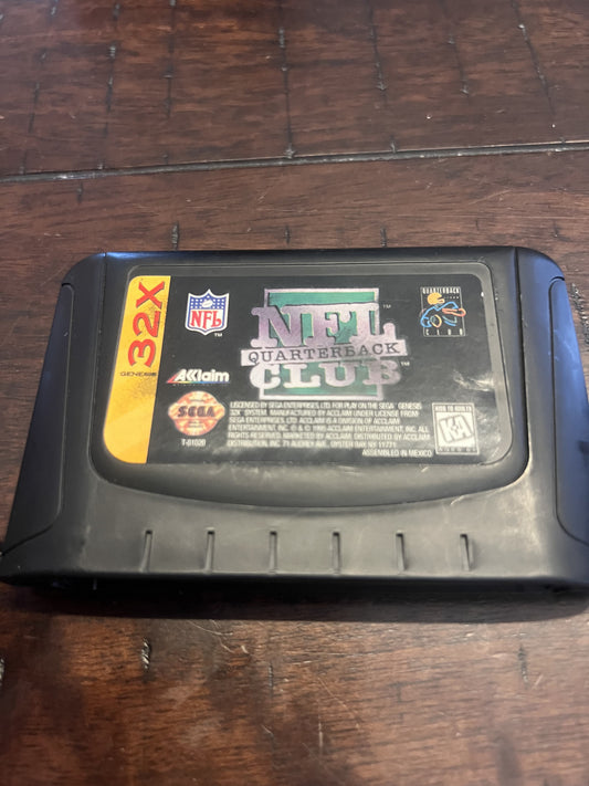 NFL Quarterback Club (Sega 32X, 1994) CART ONLY