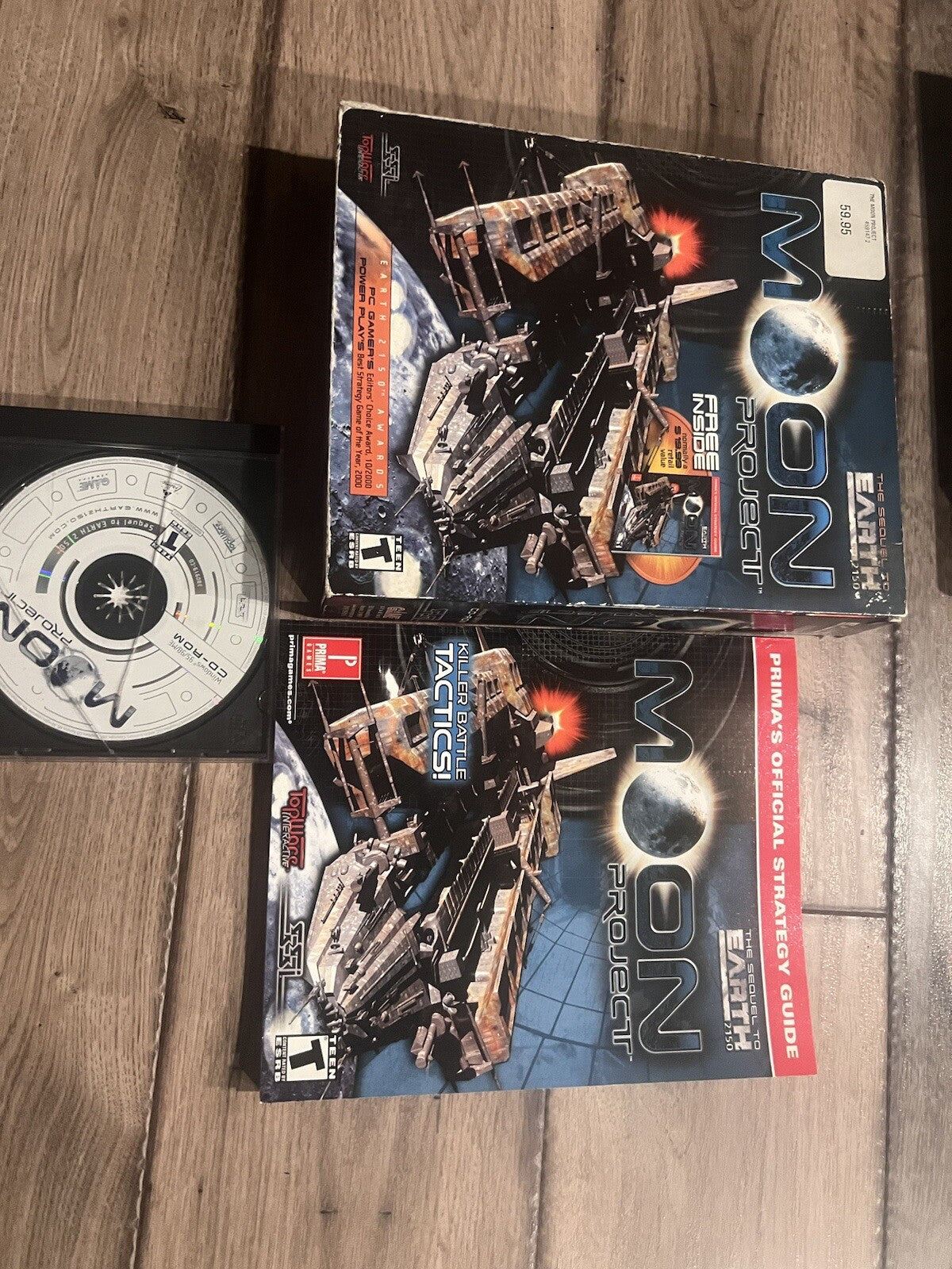 Earth 2150: The Moon Project (PC Big Box, 2001) BIG BOX CIB WITH PRIMA