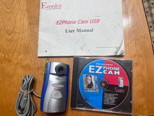 Ezonics EZ Phone Cam USB Digital Video Camera USED