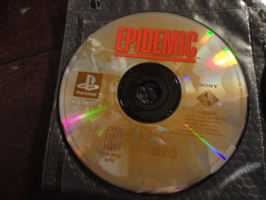 Epidemic (Sony PlayStation 1, 1996) DISC ONLY