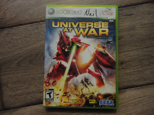 Universe at War: Earth Assault (Microsoft Xbox 360, 2008) CIB