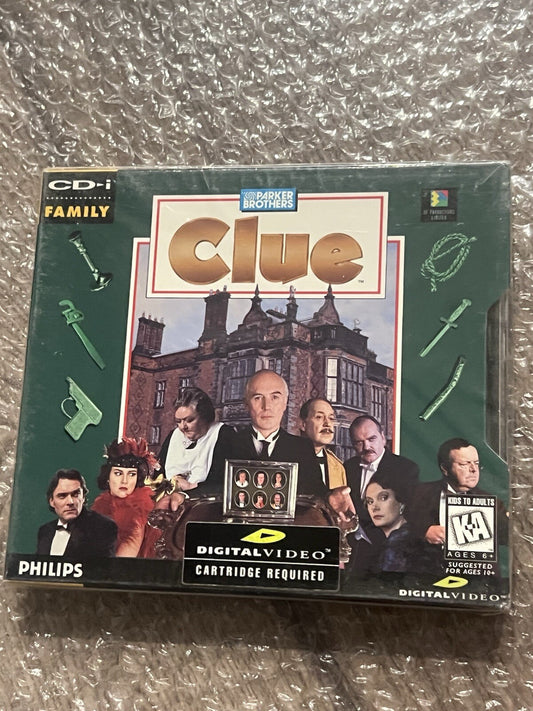 Clue (Philips CD-i CDI, 1994) BRAND NEW SEALED WITH SLIP COVER