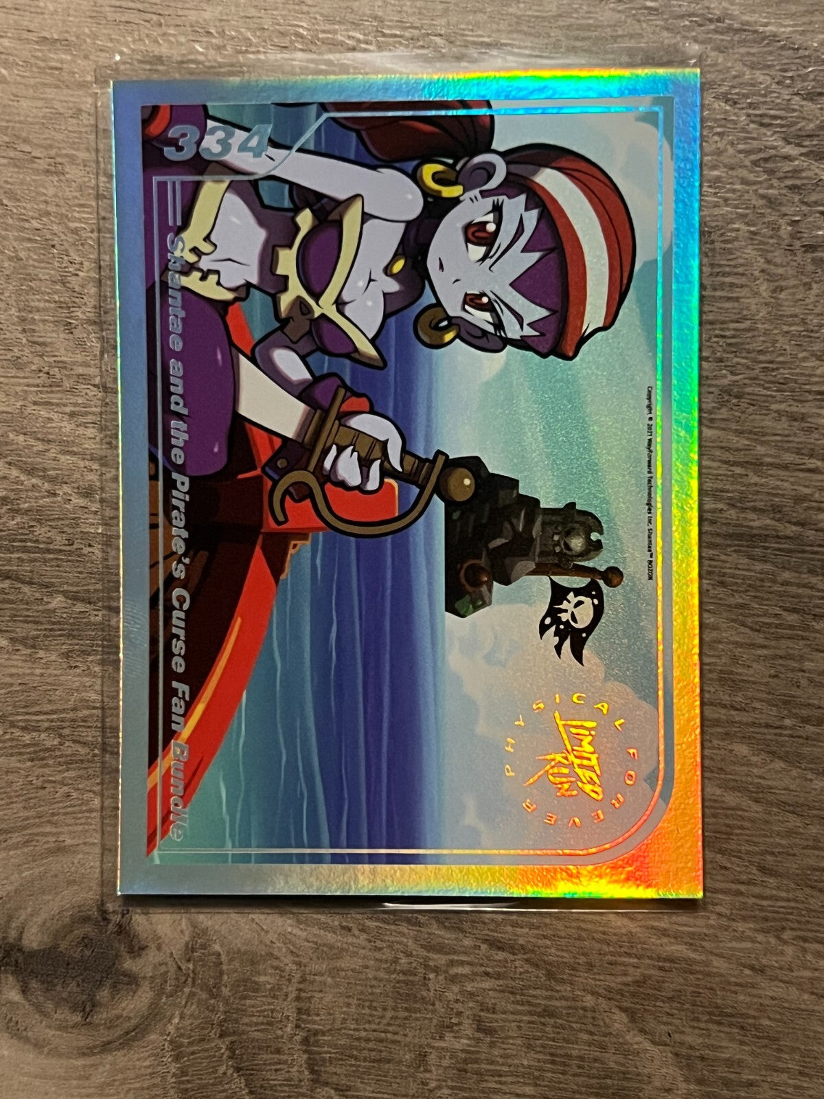 Limited Run Silver Card Series 2 #334: Shantae and the Pirate's Curse Fan Bundle