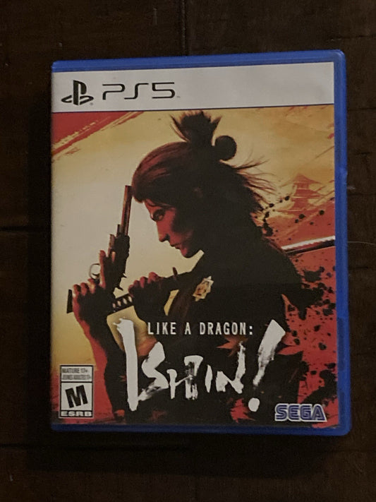 Like a Dragon: Ishin! (Sony PlayStation 5, 2023) CIB COMPLETE