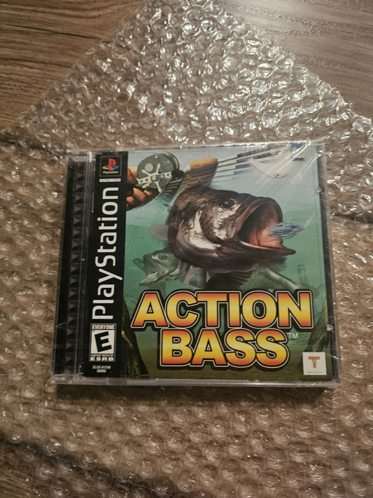 Action Bass Fishing (Sony Playstation 1 PS1, 2000) BRAND NEW SEALED