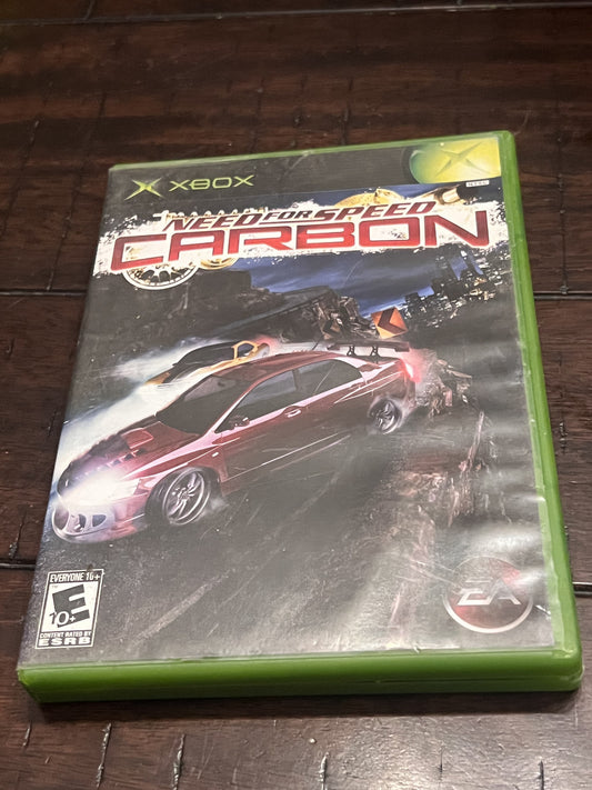 Need for Speed Carbon (Microsoft Xbox, 2006) NO MANUAL