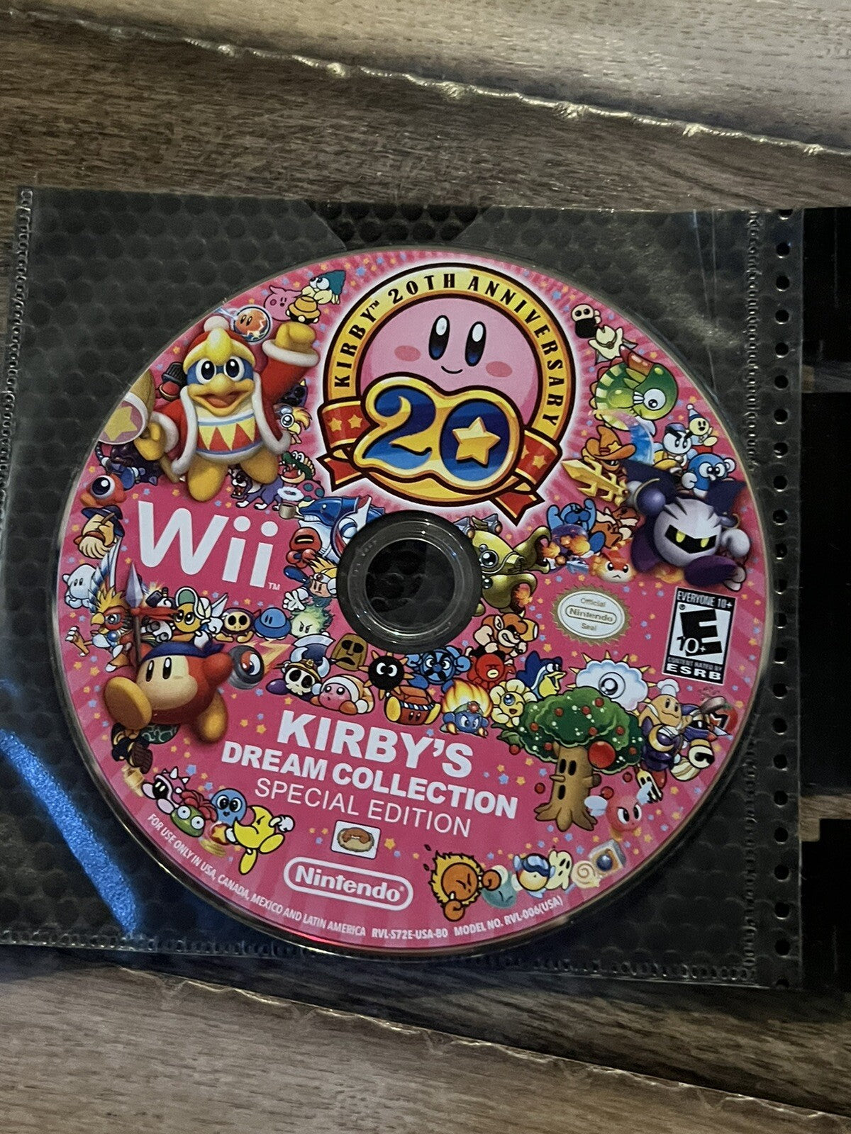 Kirby's Dream Collection: Special Edition (Nintendo Wii, 2012) DISC ONLY