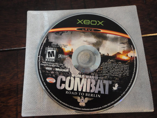 World War II Combat: Road to Berlin (Microsoft Xbox, 2006) DISC ONLY