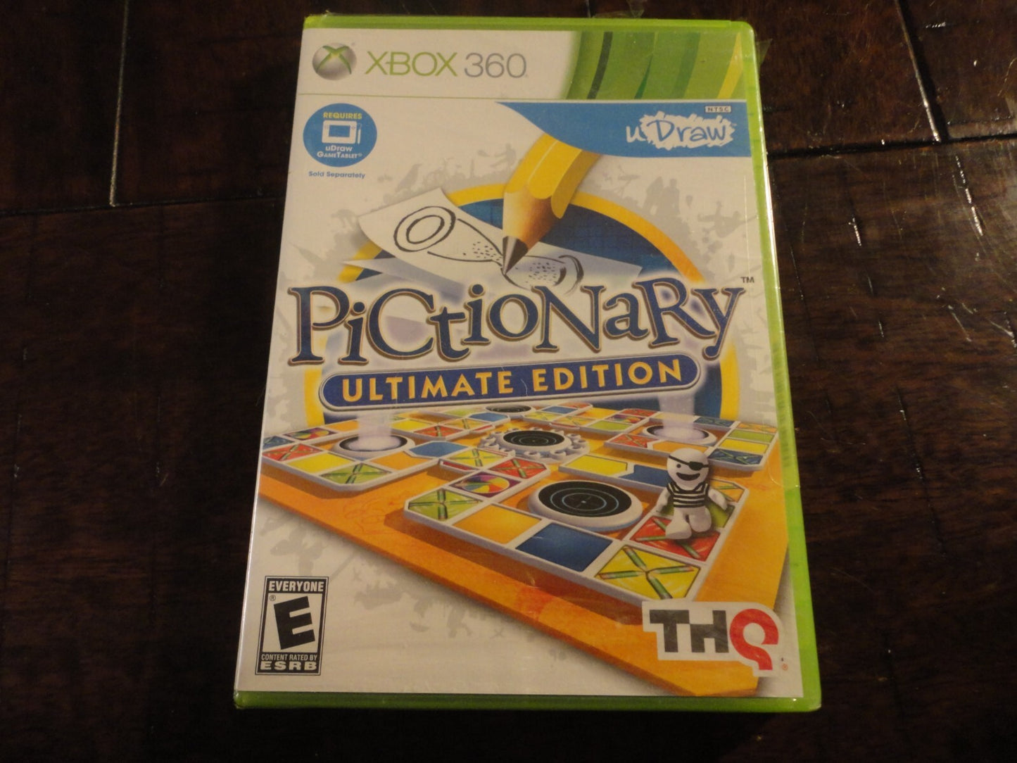 Pictionary: Ultimate Edition (Microsoft Xbox 360, 2011) SEALED WITH TEAR