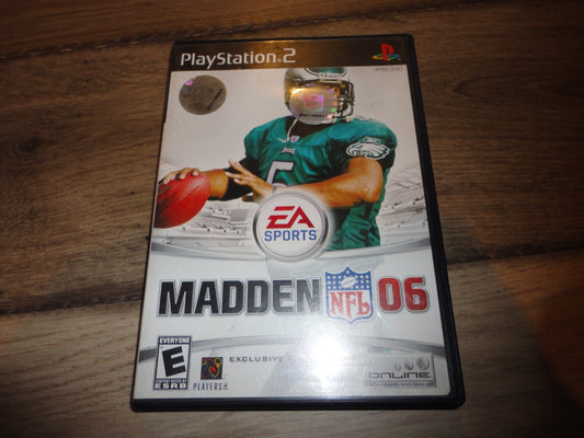 Madden NFL 06 (Sony PlayStation 2, 2005) NO MANUAL